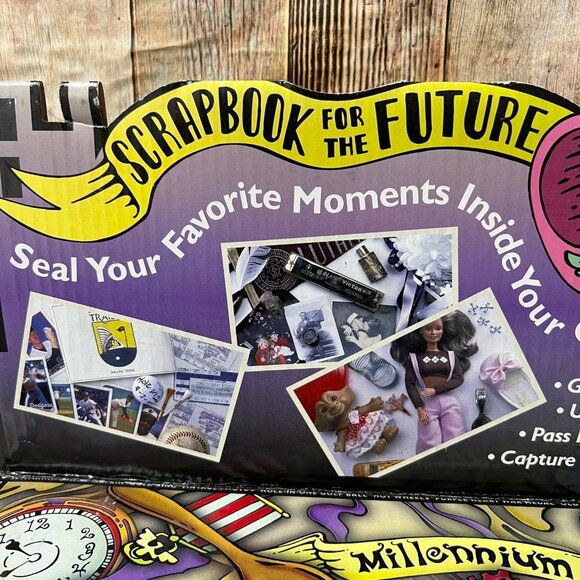 Genuine New TimeTube Capsule Scrapbook For The Future 1998 Circa 2K Gifts - Picture 5 of 8